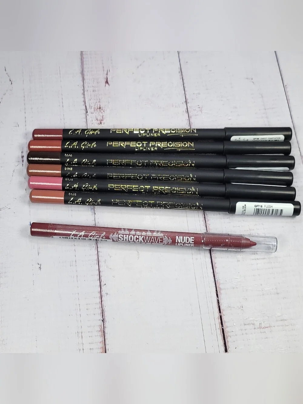 L.A. Girl Perfect Precision & Shockwave Lip Liner Bundle